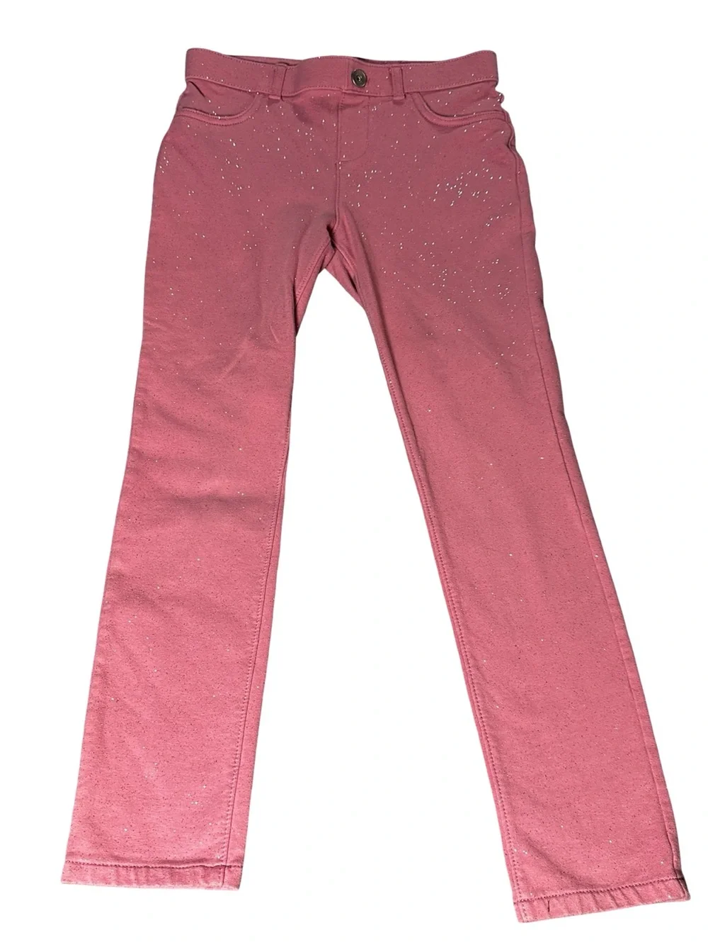 The Children’s Place Girls Size 10 Pink Glitter Sparkle Bootcut Pants